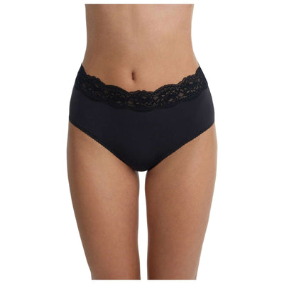Skarlett Blue Black Divine Lace Trim Brief
