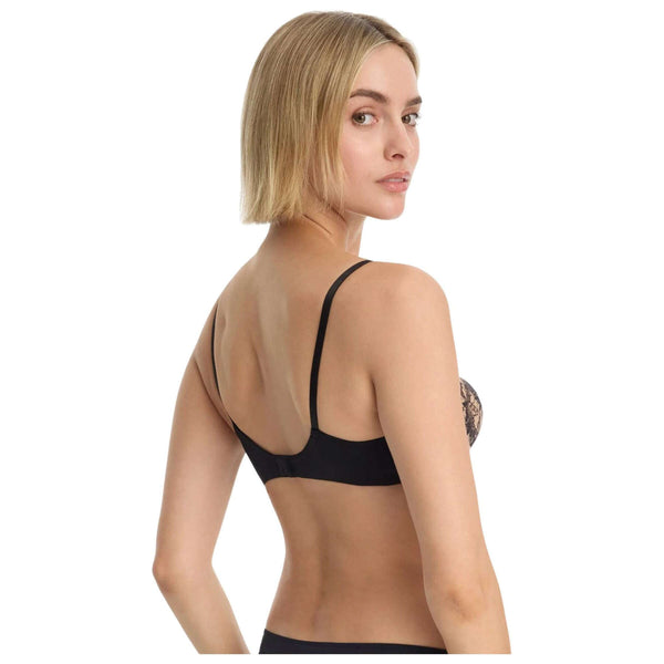 Skarlett Blue Black Entice Lace Balconette Bra