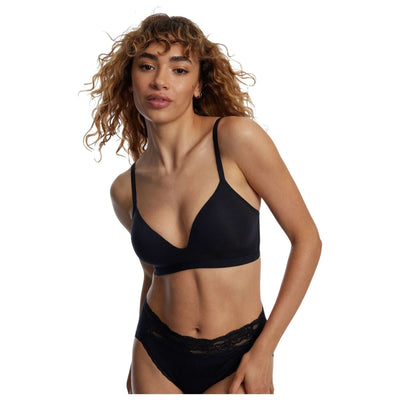 Skarlett Blue Black Prestige Wireless Push-Up Bra