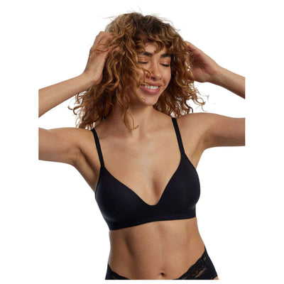 Skarlett Blue Black Prestige Wireless Push-Up Bra