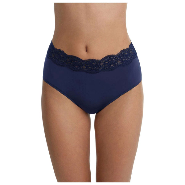 Skarlett Blue Navy Divine Lace Trim Brief
