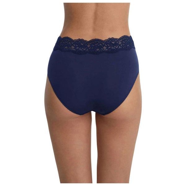 Skarlett Blue Navy Divine Lace Trim Brief