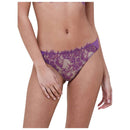 Skarlett Blue Purple Entice Front Lace Thong