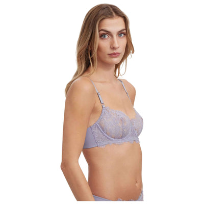 Skarlett Blue Purple Entice Lace Balconette Bra