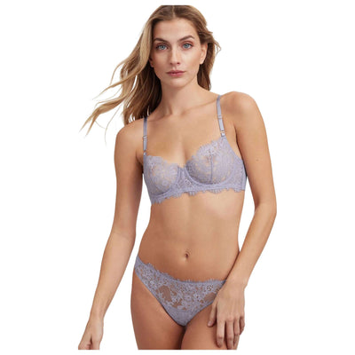 Skarlett Blue Purple Entice Lace Balconette Bra