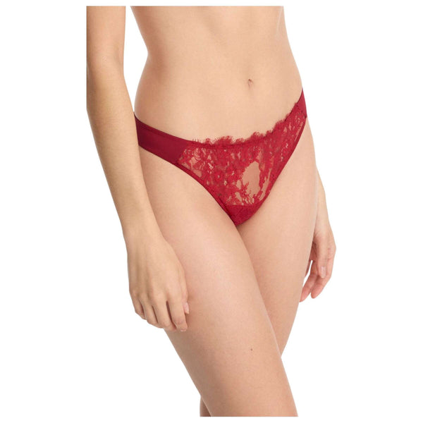 Skarlett Blue Red Entice Front Lace Thong