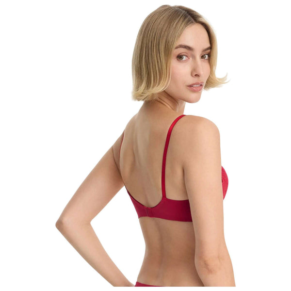 Skarlett Blue Red Entice Lace Balconette Bra