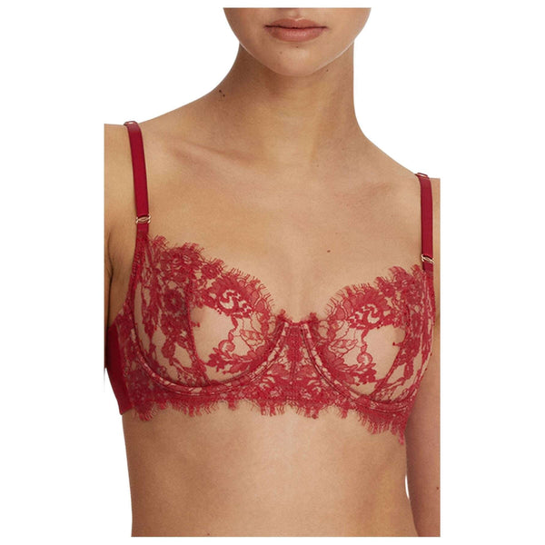 Skarlett Blue Red Entice Lace Balconette Bra