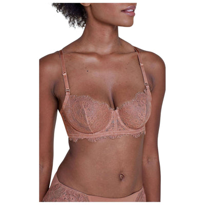 Skarlett Blue Tan Entice Lace Balconette Bra