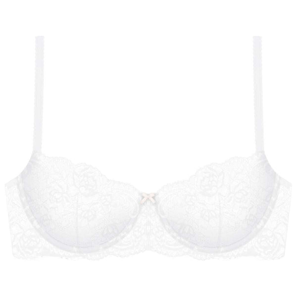Skarlett Blue White Captivate Convertible Lace Balconette Bra