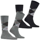 burlington-grey-everyday-argyle-2-pack-socks-34597155