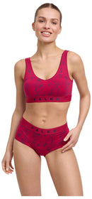Falke Black Daily Comfort Print 2-Pack Bustier Bralette
