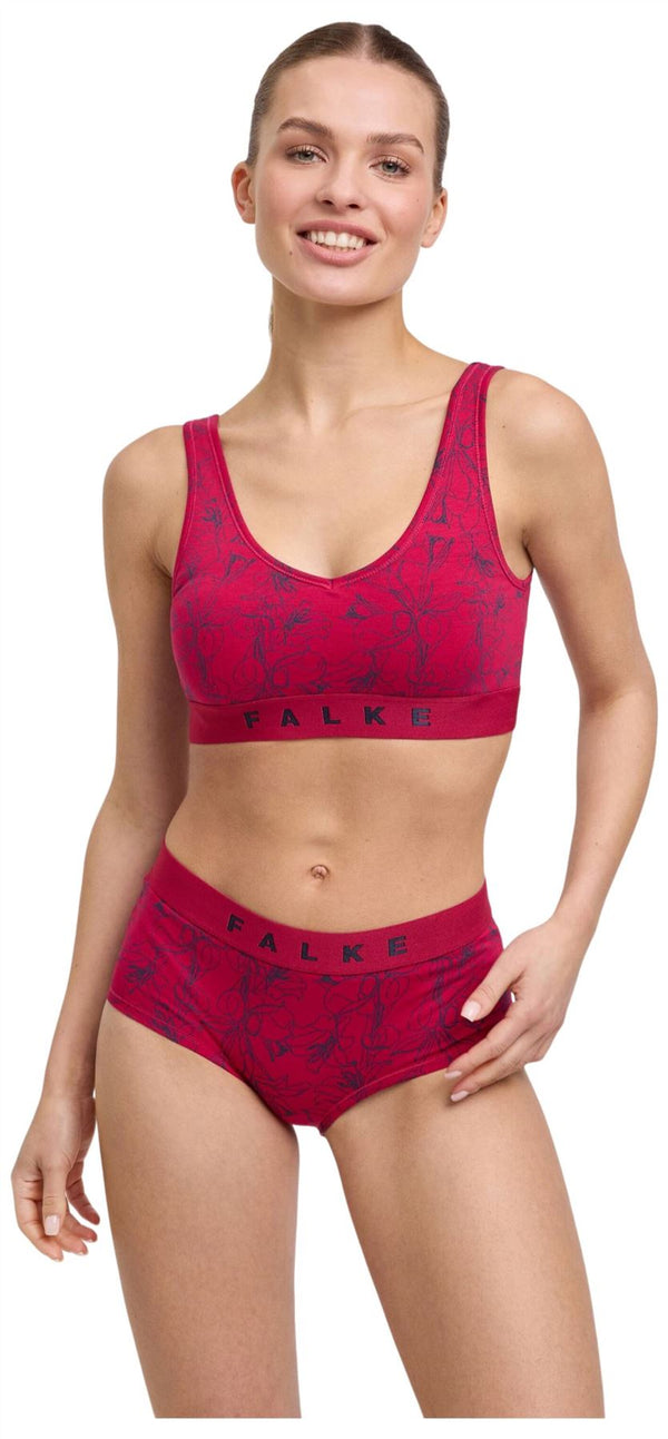 Falke Black Daily Comfort Print 2-Pack Bustier Bralette