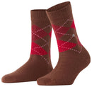 Burlington Brown Whitby Socks