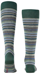 Falke Green Microblock Knee High Socks