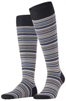Falke Black Microblock Knee High Socks