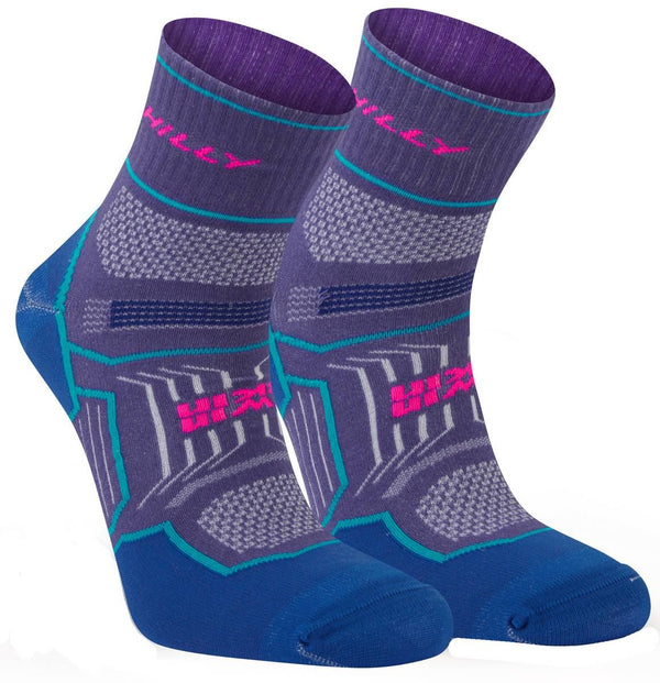 Hilly Purple Twin Skin Anklet Socks