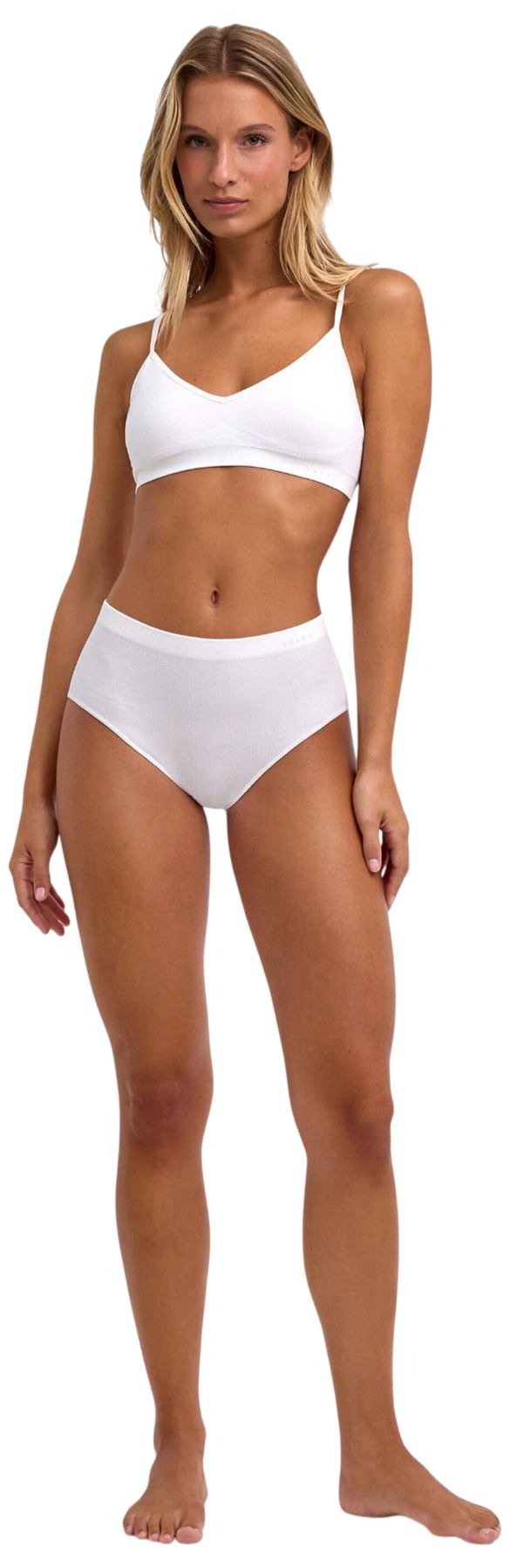 Falke White Daily Seamless Mid Waist Brief