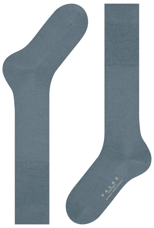 Falke Blue Airport Knee High Socks