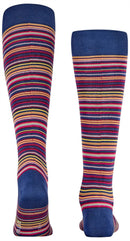 Falke Blue Microblock Knee High Socks