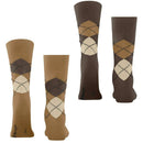 burlington-beige-everyday-argyle-2-pack-socks-34597166