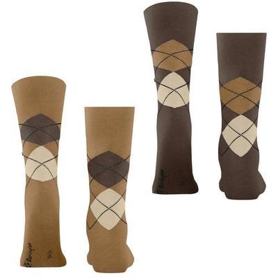 burlington-beige-everyday-argyle-2-pack-socks-34597166