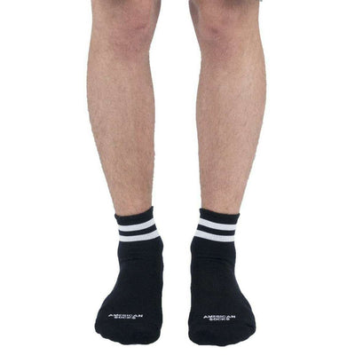 American Socks Black Black in Black Ankle High Socks