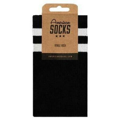 American Socks Black Black in Black Ankle High Socks