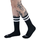 American Socks Black Black in Black I Mid High Socks