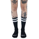 American Socks Black Black in Black I Mid High Socks