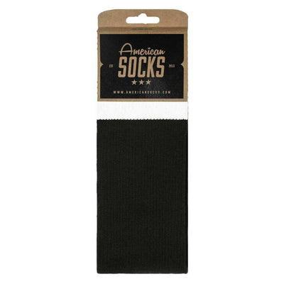 American Socks Black Black in Black I Mid High Socks