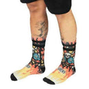 American Socks Black Welcome to Hell Mid High Socks