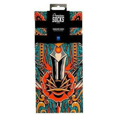 American Socks Blue Dagger Mid High Socks