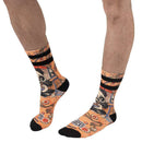 American Socks Orange Panda Mid High Socks