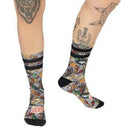 American Socks Purple Yummies Mid High Socks