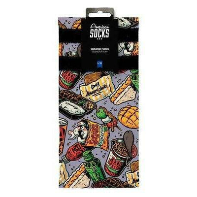 American Socks Purple Yummies Mid High Socks