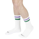 American Socks White Joker Mid High Socks