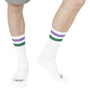 American Socks White Joker Mid High Socks