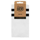 American Socks White Old School Ankle High Socks