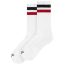 American Socks White Teenage Anarchist Mid High Socks