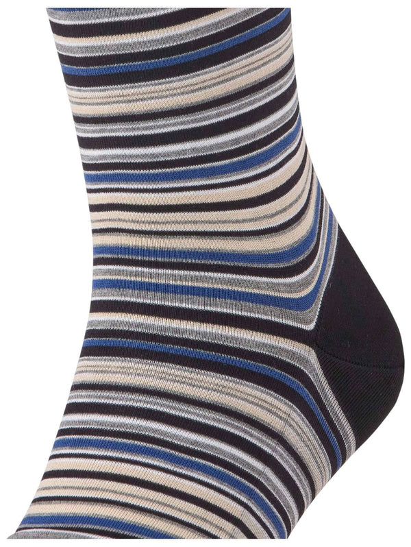 Falke Black Microblock Knee High Socks