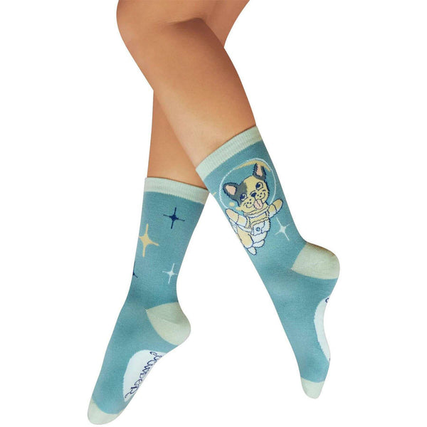 powder-blue-frenchie-in-space-ankle-socks-35502642