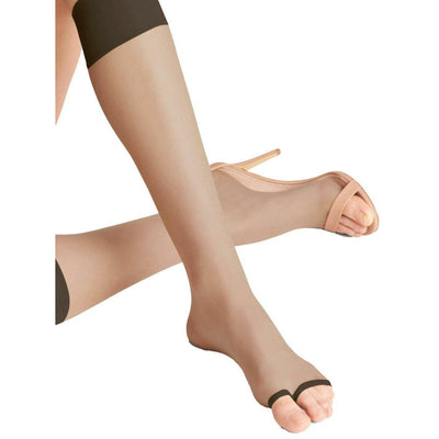 falke-brown-shelina-12-denier-toeless-knee-high-socks-35503798