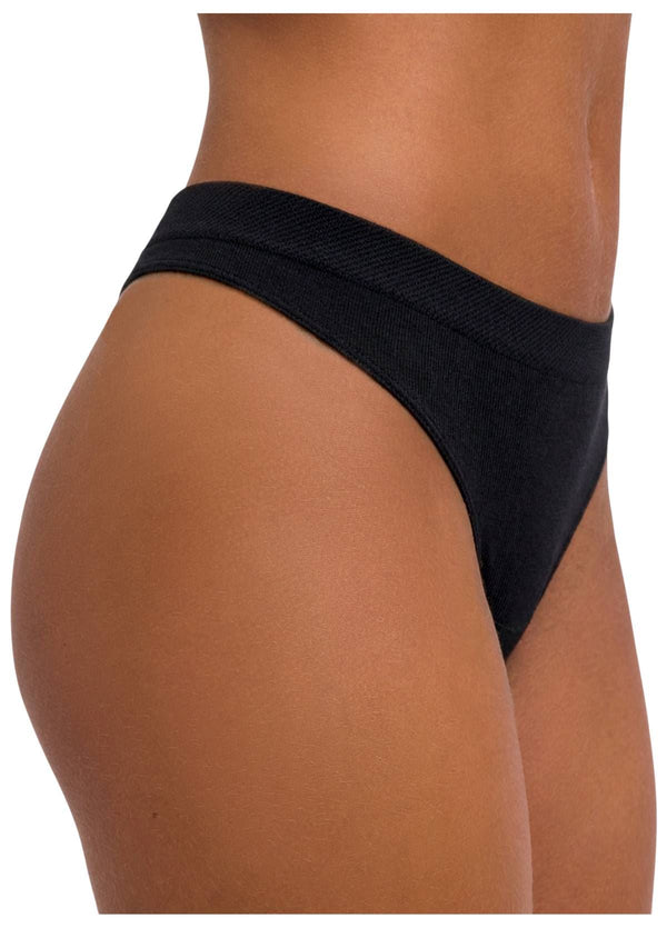 Falke Black Daily Seamless Thong