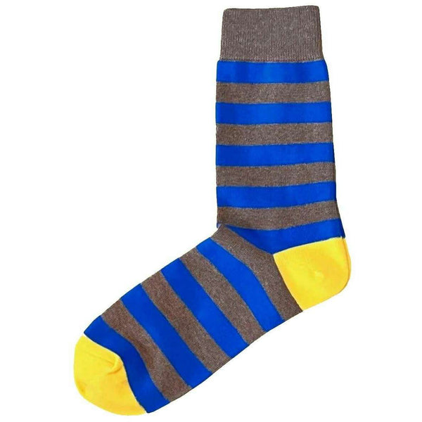 bassin-and-brown-beige-tathame-hooped-striped-socks-35059788
