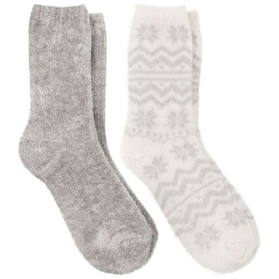 totes-toasties-grey-2-pack-fair-isle-and-chenille-supersoft-bed-socks-34518035