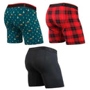 BN3TH Red Home For The Holidays Classic 3 Pack Boxer Brief