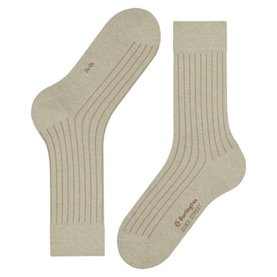 Burlington Beige Duke Street Socks