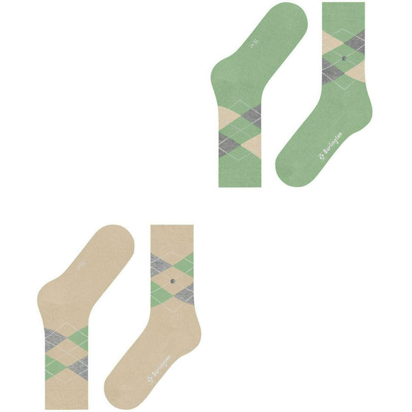 Burlington Beige Everyday Argyle 2-Pack Socks