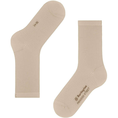 Burlington Beige Princess Street Socks